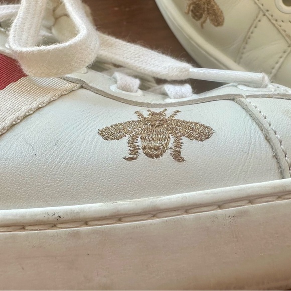 Gucci Ace Bees and Stars sneakers size 38.5 - Picture 5 of 10